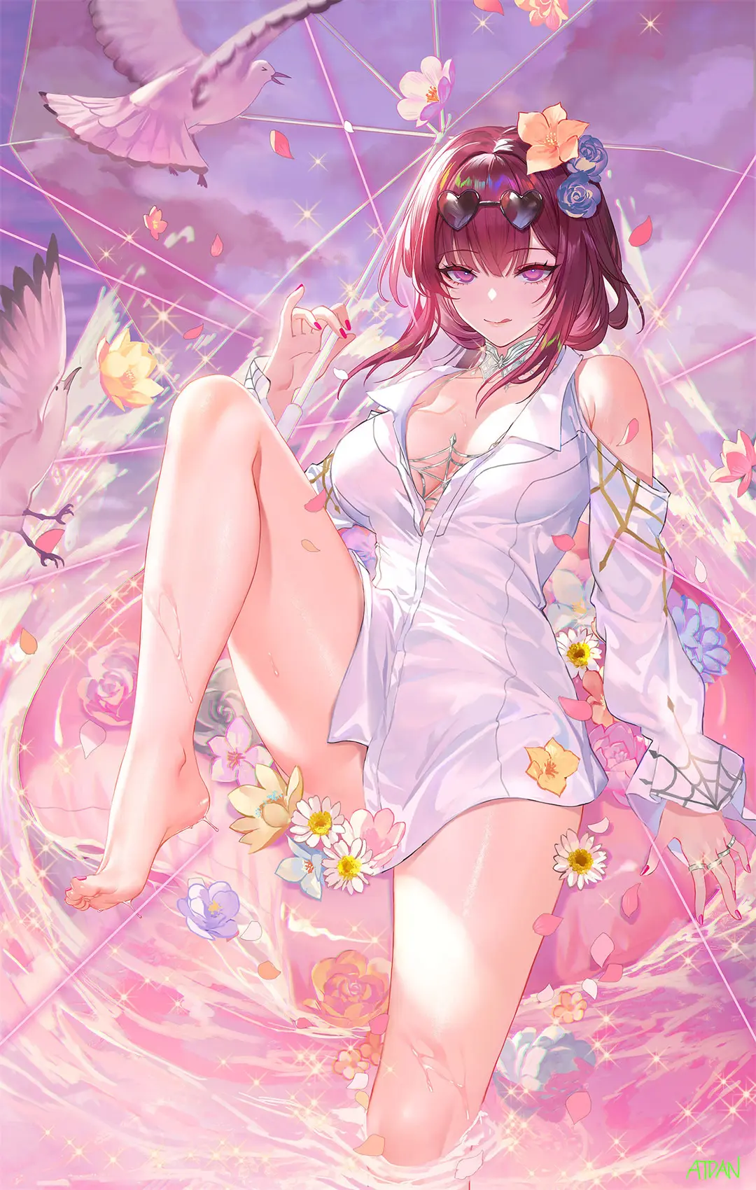 插画美图  崩坏：星穹铁道 卡芙卡@ATDAN- 插画-第1张