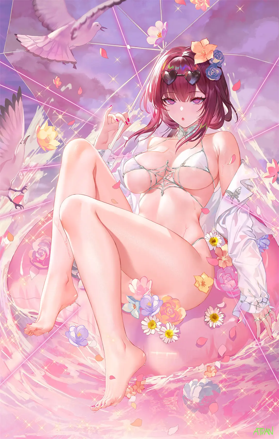 插画美图  崩坏：星穹铁道 卡芙卡@ATDAN- 插画-第3张