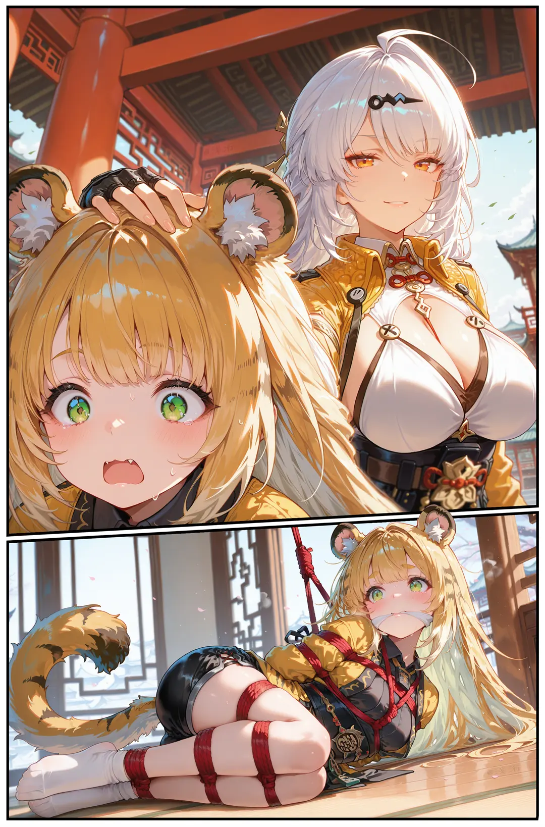 AI生成 绝区零 仪玄 橘福福@浅洐 插画-第1张