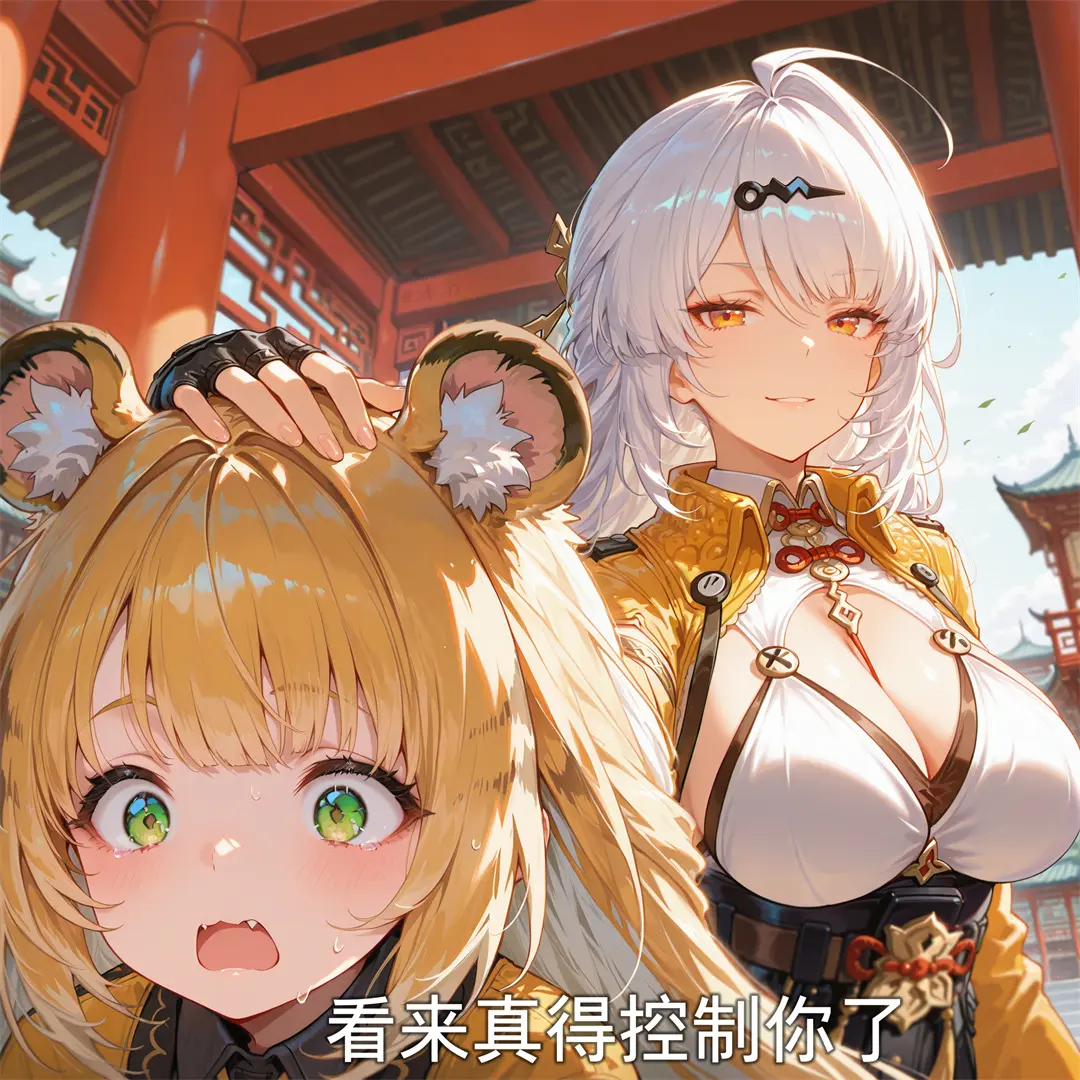 AI生成 绝区零 仪玄 橘福福@浅洐 插画-第3张