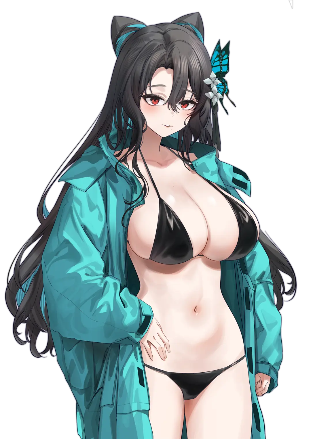 虚拟主播 패딩 비키니 그림그림@aningay 插画-第1张