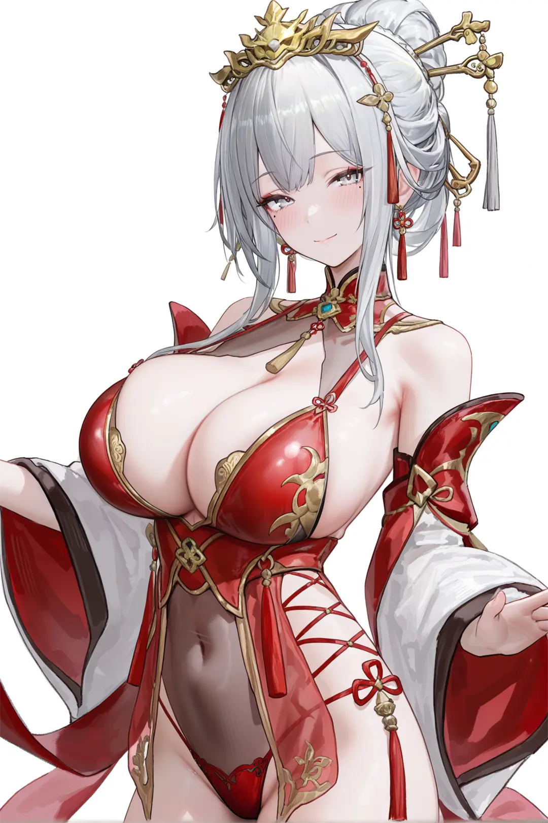 AI生成 尘白禁区 辰星 古风@活出骨感 插画-第2张