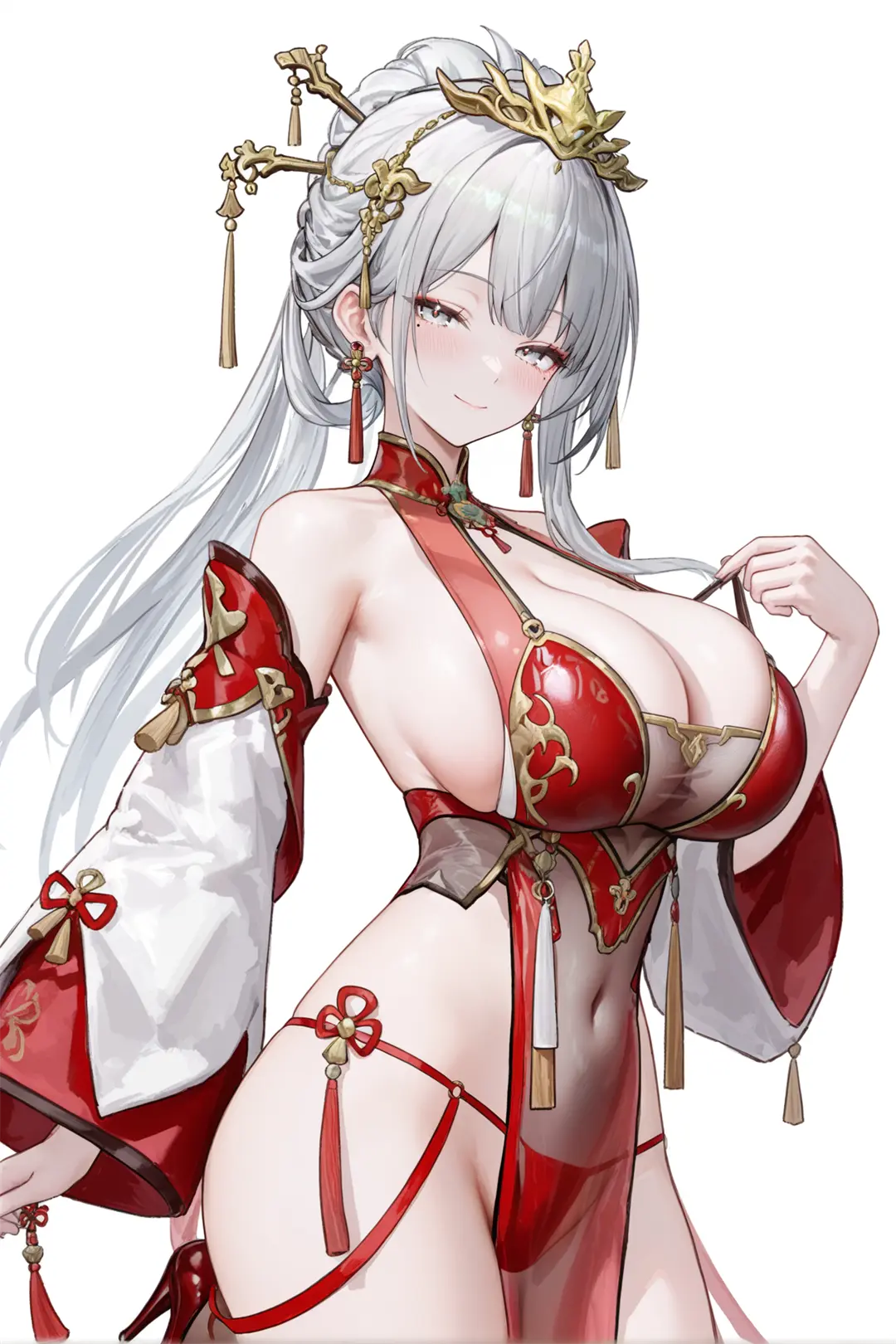 AI生成 尘白禁区 辰星 古风@活出骨感 插画-第3张