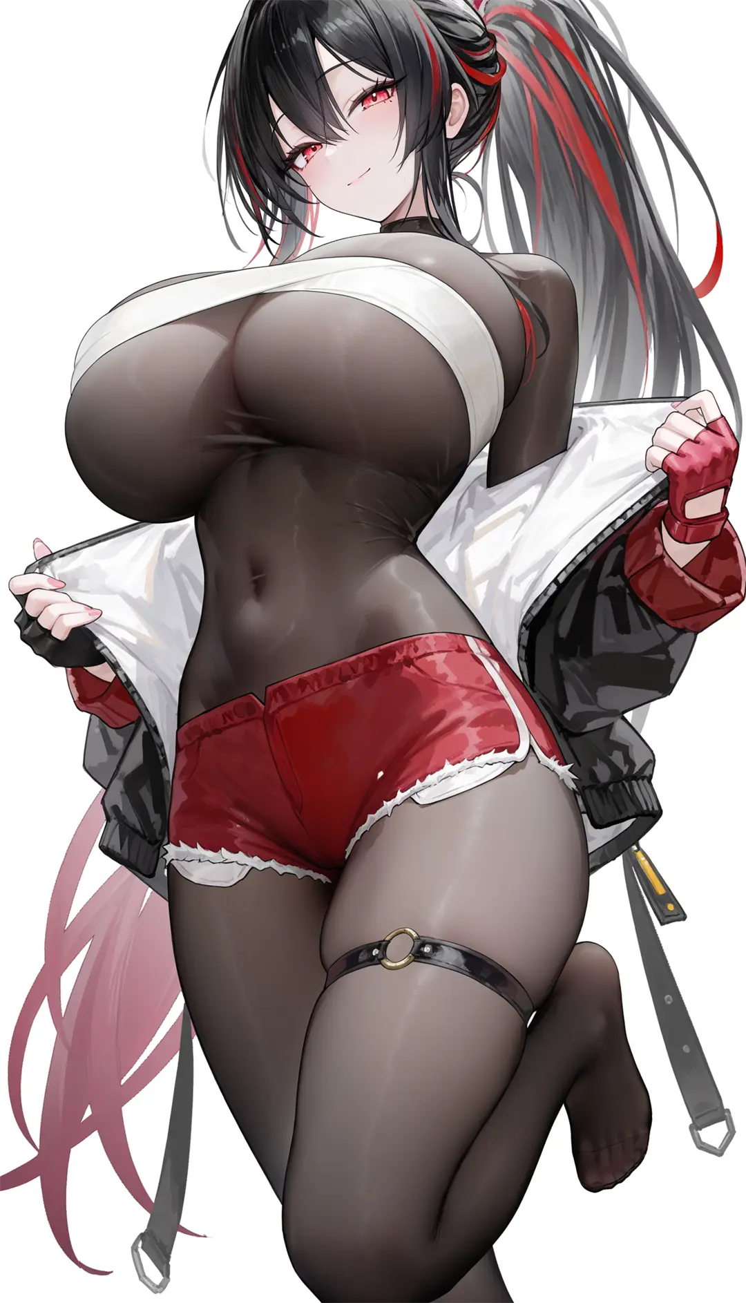 AI生成 黑丝 魔女 插画美图@活出骨感 插画-第5张