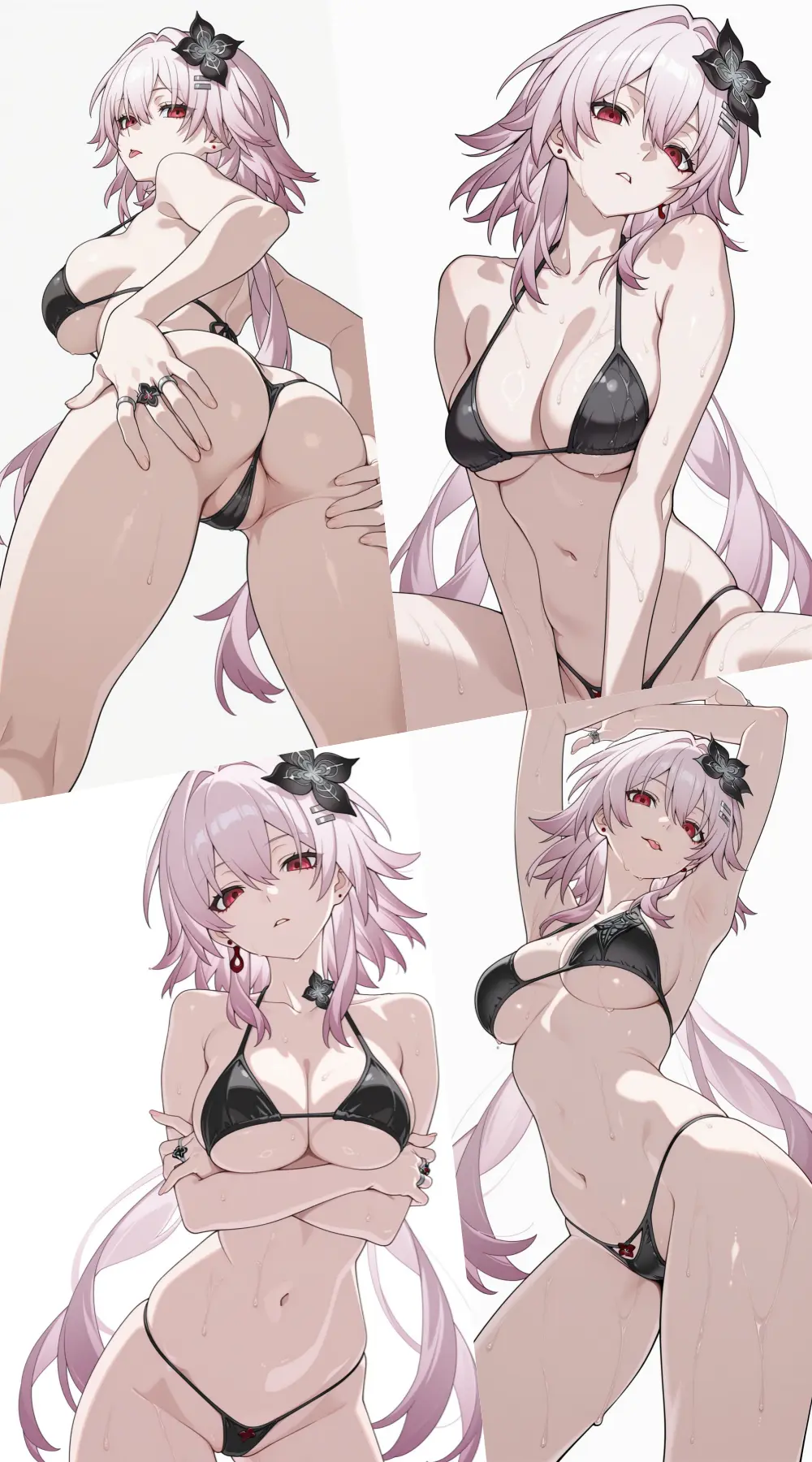 插画美图 星穹铁道 长夜月 三月七@七条 插画-第1张